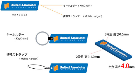 オリジナル携帯ストラップ